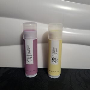 Sweet Plum and Honey Almond Lip Balm Set